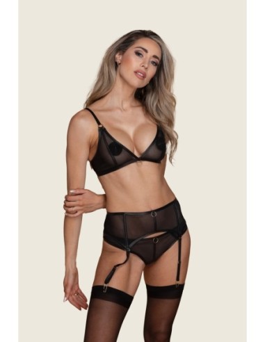 GUILTY PLEASURE SHIMMERING SUSPENDER BELT
