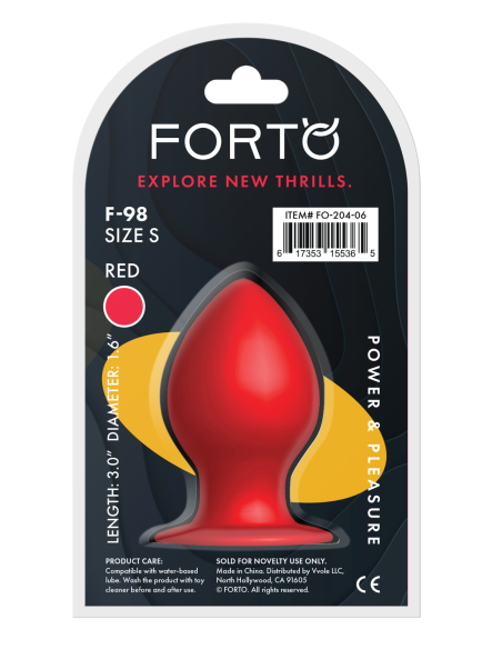 FORTO F-98 CONE SMALL RED