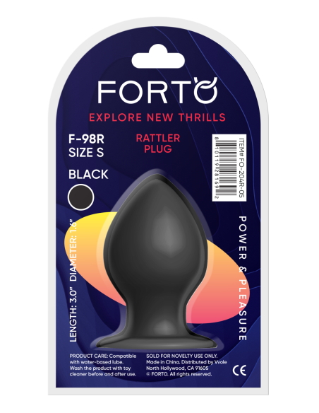 FORTO F-98R RATTLER CONE SMALL BLACK