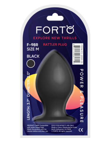 FORTO F-98R RATTLER CONE MEDIUM BLACK