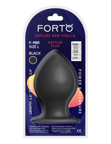 FORTO F-98R CONO DE CASCABEL GRANDE NEGRO