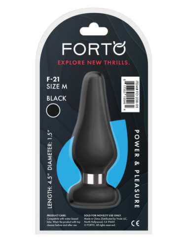 FORTO F-21 TEAR DROP MEDIUM BLACK