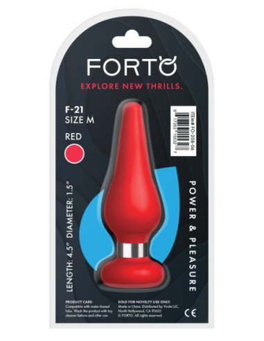 FORTO F-21 TEAR DROP MEDIUM RED