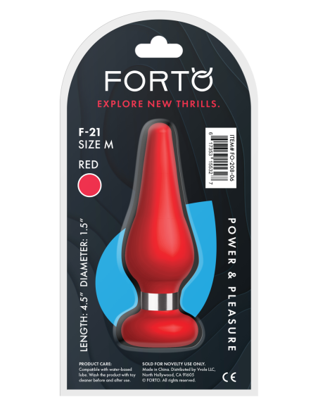 FORTO F-21 TEAR DROP MEDIUM RED