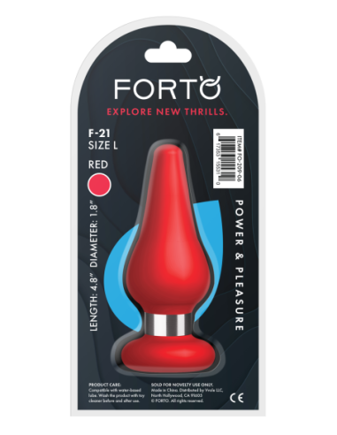FORTO F-21 TEAR DROP LARGE RED
