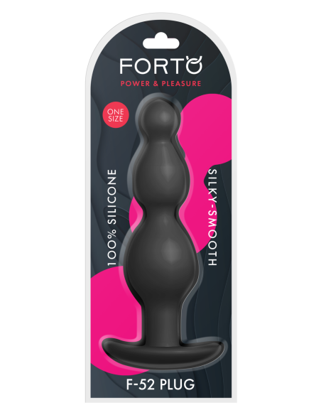 FORTO F-52 CONE BEADS BLACK