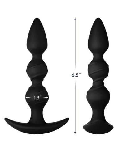 FORTO F-42 CUENTAS ESPIRAL NEGRO