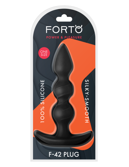 FORTO F-42 CUENTAS ESPIRAL NEGRO