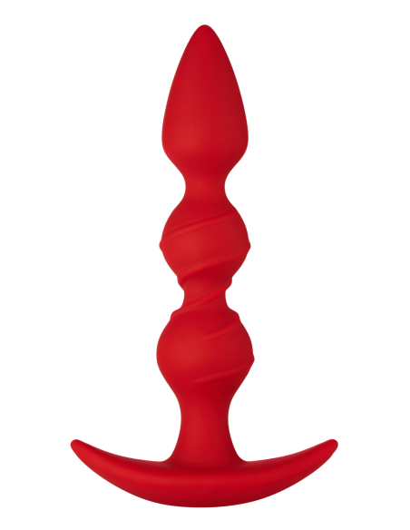 FORTO F-42 SPIRAL BEADS RED