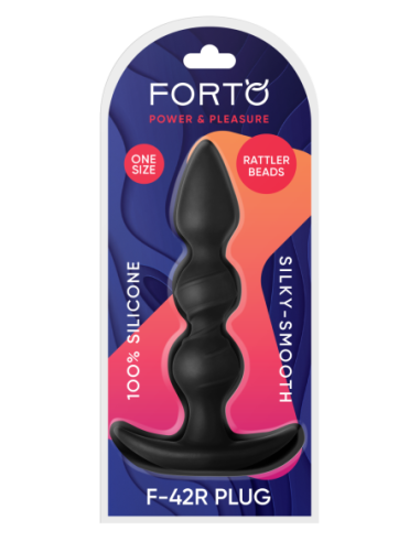 FORTO F-42R RATTLER ESPIRAL BEADS NEGRO