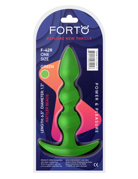 FORTO F-42R RATTLER ESPIRAL BEADS VERDE