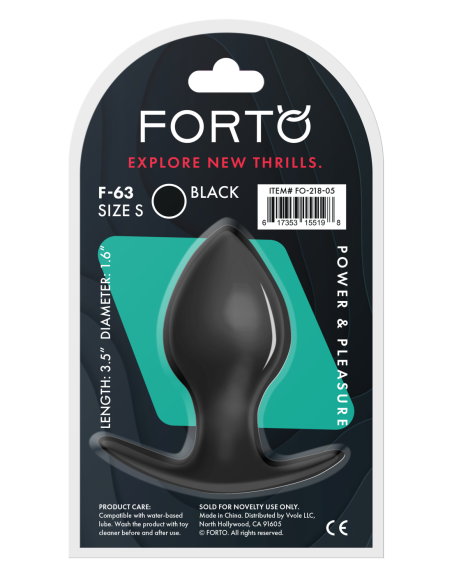 FORTO F-63 PALA DE CASCABEL PEQUEÑA NEGRA