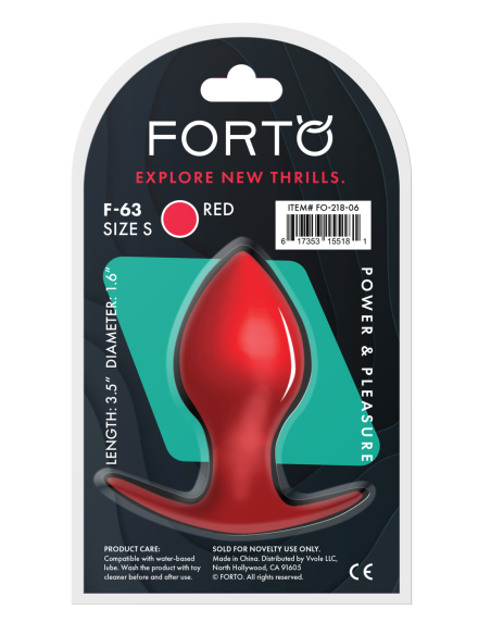 FORTO F-63 RATTLER SPADE SMALL RED