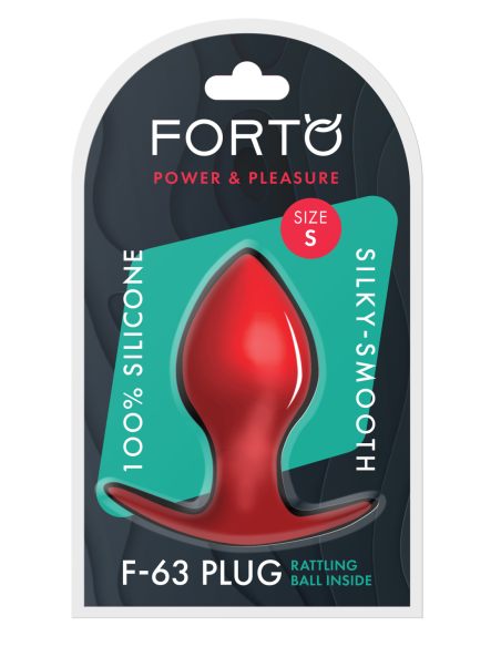 FORTO F-63 PALA DE CASCABEL PEQUEÑA ROJA