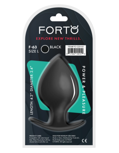 FORTO F-63 PALA DE CASCABEL GRANDE NEGRA