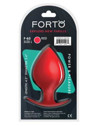 FORTO F-63 RATTLER SPADE LARGE RED