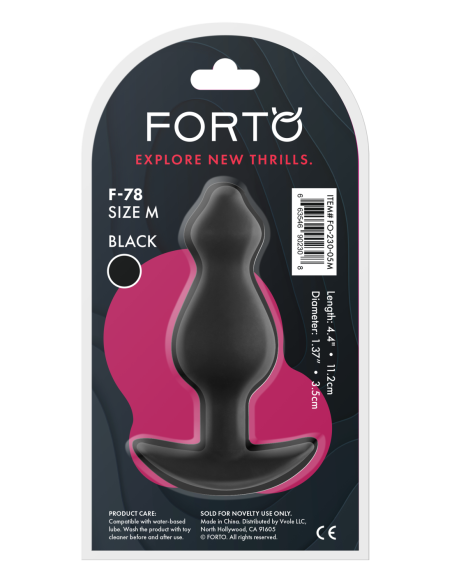 FORTO F-78 ENCHUFE POINTEE MEDIUM BLACK