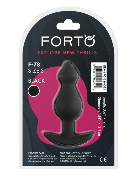 FORTO F-78 ENCHUFE POINTEE PEQUEÑO NEGRO