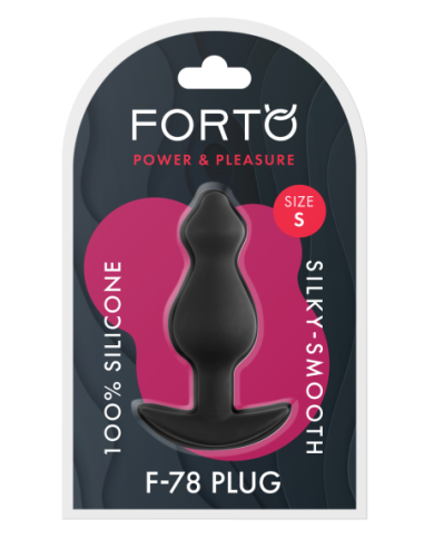 FORTO F-78 POINTEE PLUG SMALL BLACK