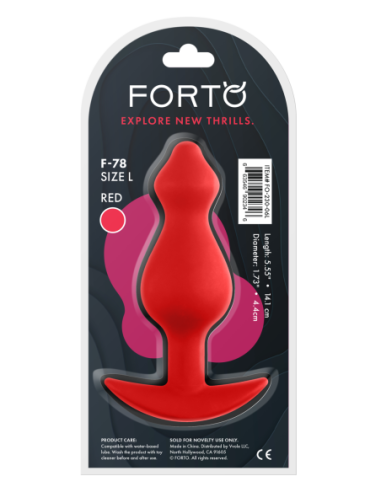 FORTO ENCHUFE F-78 POINTEE ROJO GRANDE