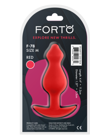 FORTO ENCHUFE F-78 POINTEE MEDIUM RED