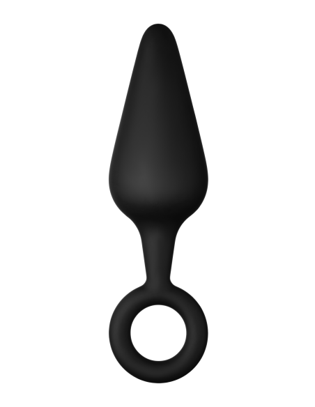 FORTO TAPÓN DE SILICONA F-10 CON ANILLO DE TRACCIÓN GRANDE NEGRO