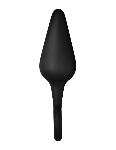 FORTO TAPÓN DE SILICONA F-10 CON ANILLO DE TRACCIÓN GRANDE NEGRO