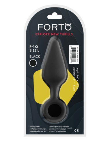 FORTO TAPÓN DE SILICONA F-10 CON ANILLO DE...