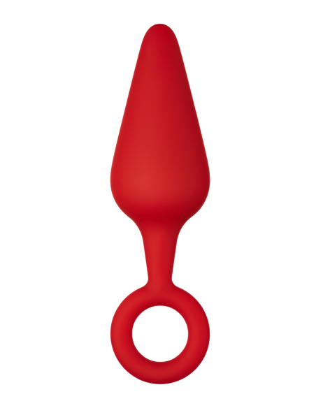 FORTO TAPÓN DE SILICONA F-10 CON ANILLO DE TRACCIÓN ROJO GRANDE