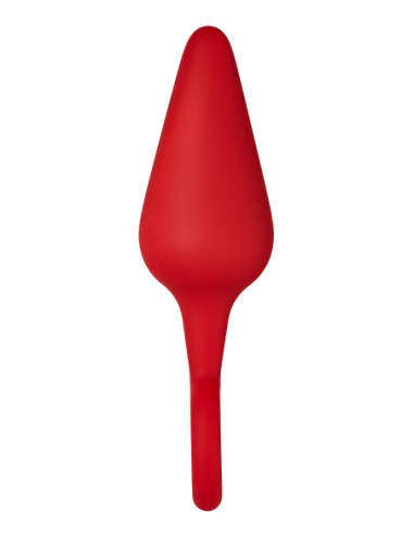 FORTO F-10 SILICONE PLUG W/ PULL RING LARGE RED