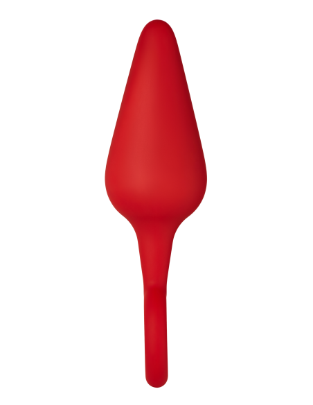 FORTO F-10 SILICONE PLUG W/ PULL RING LARGE RED