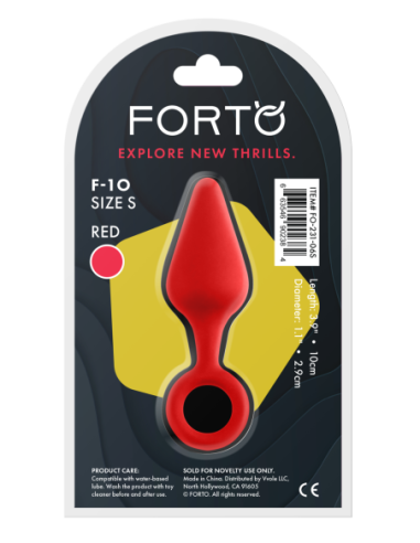 FORTO TAPÓN DE SILICONA F-10 CON ANILLO DE...