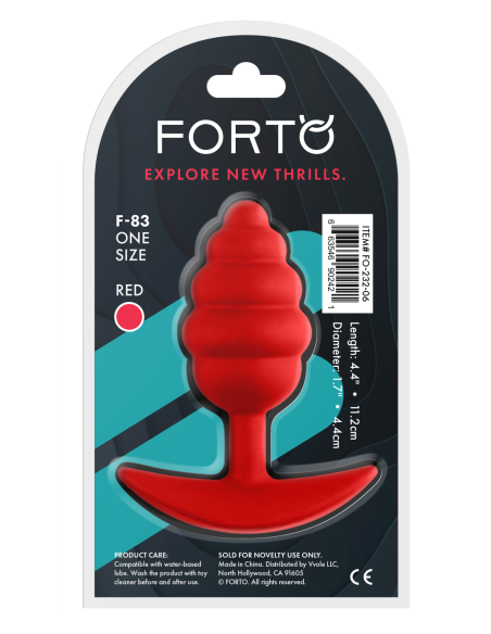 FORTO F-83 SPIR PLUG ROJO