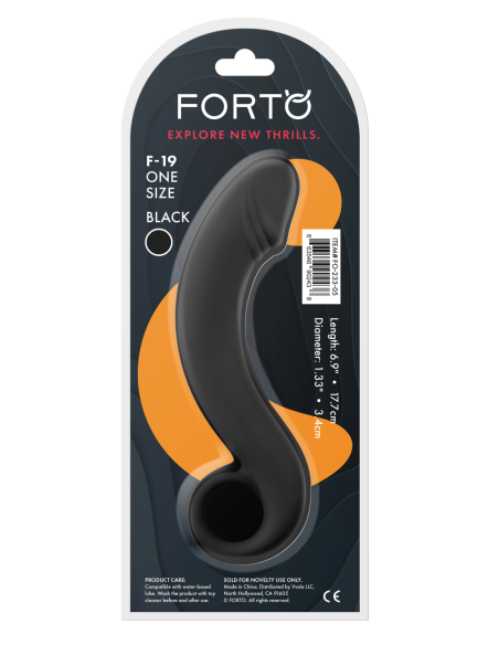 FORTO ENCHUFE F-19 NEGRO