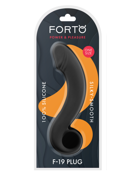 FORTO ENCHUFE F-19 NEGRO
