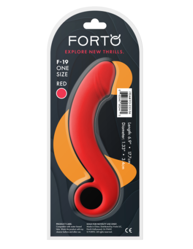 FORTO ENCHUFE F-19 ROJO