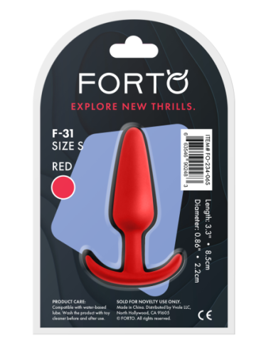 FORTO F-31 PLUG SMALL RED