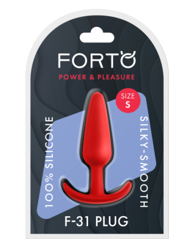 FORTO ENCHUFE F-31 PEQUEÑO ROJO