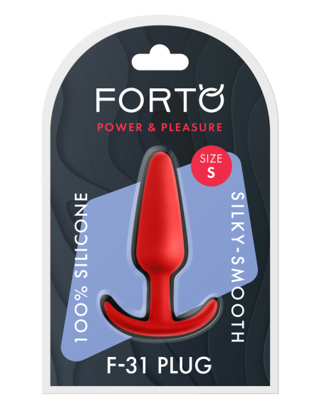 FORTO ENCHUFE F-31 PEQUEÑO ROJO