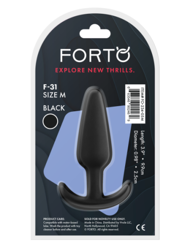 FORTO F-31 PLUG MEDIUM BLACK