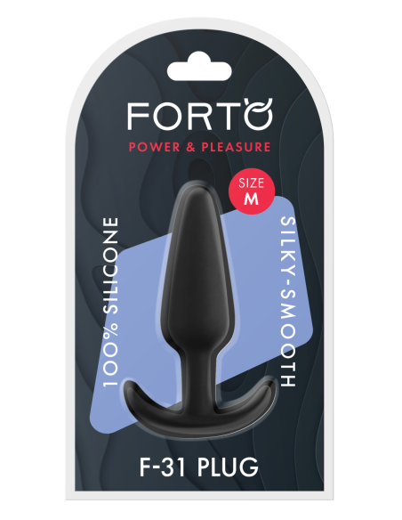 FORTO ENCHUFE F-31 MEDIUM NEGRO