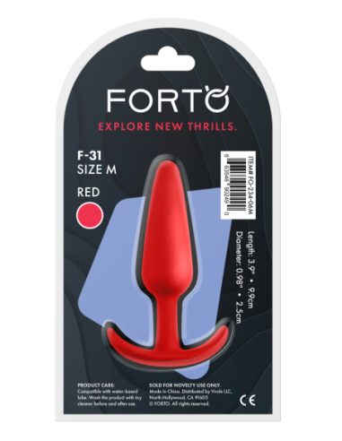 FORTO F-31 PLUG MEDIUM RED