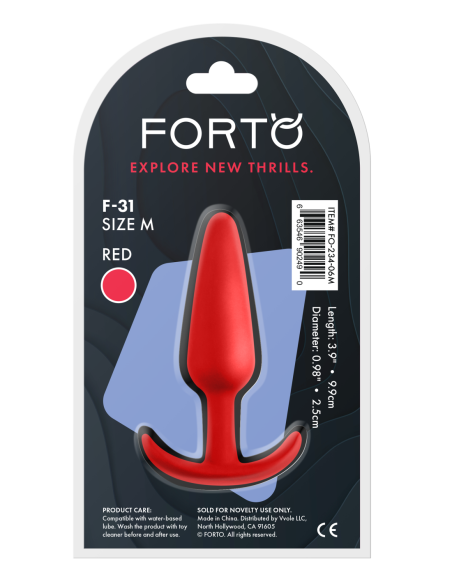 FORTO ENCHUFE F-31 ROJO MEDIO