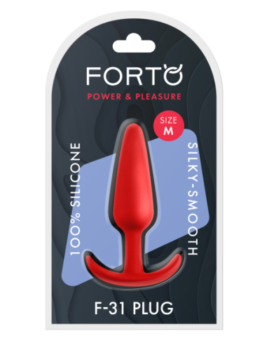 FORTO ENCHUFE F-31 ROJO MEDIO