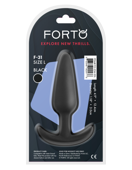 FORTO ENCHUFE F-31 GRANDE NEGRO