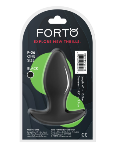 FORTO ENCHUFE F-36 T NEGRO