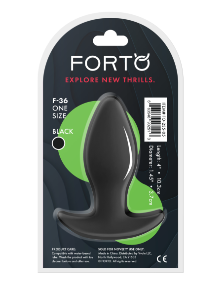 FORTO F-36 T PLUG BLACK