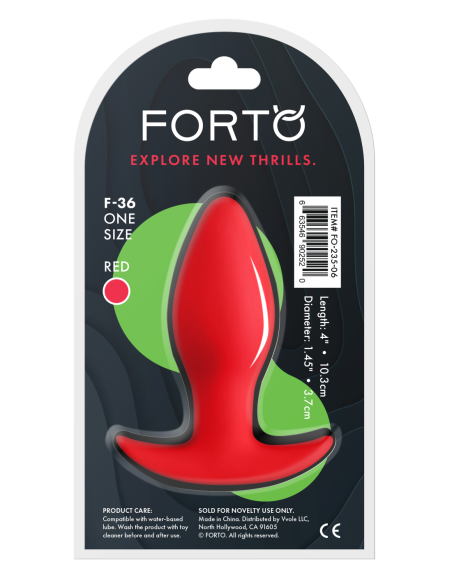 FORTO ENCHUFE F-36 T ROJO