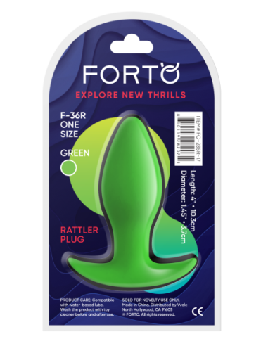 FORTO F-36R CASCABEL T PLUG VERDE
