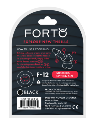 FORTO F-12 35MM C-RING BLACK